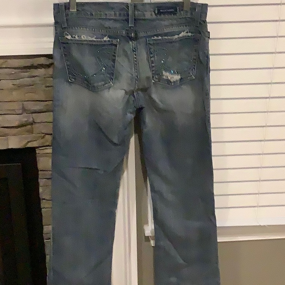 ROCK AND REPUBLIC Sz 29 med Blue Denim Flare